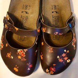 Birkenstock Maria sz 41 US 11 10 clog fall flowers